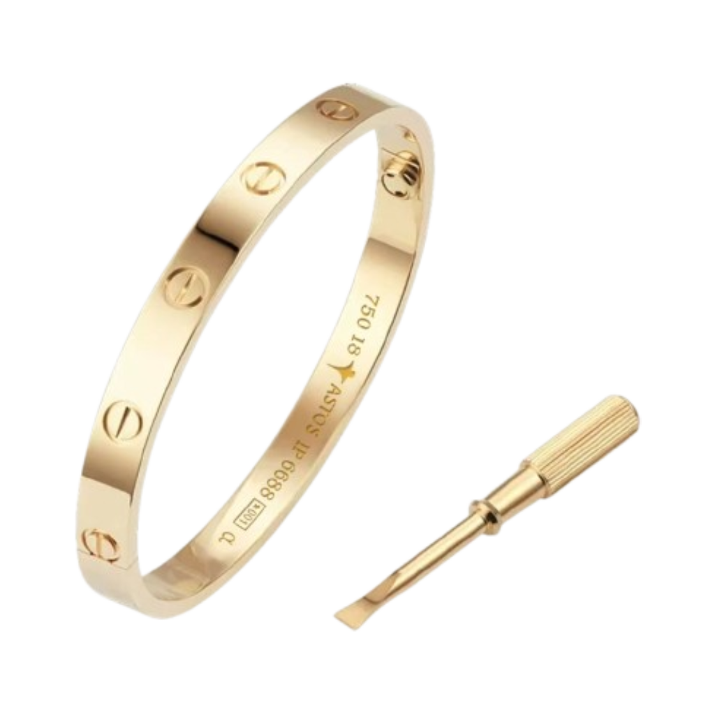 Screw Love Bracelet - Gold