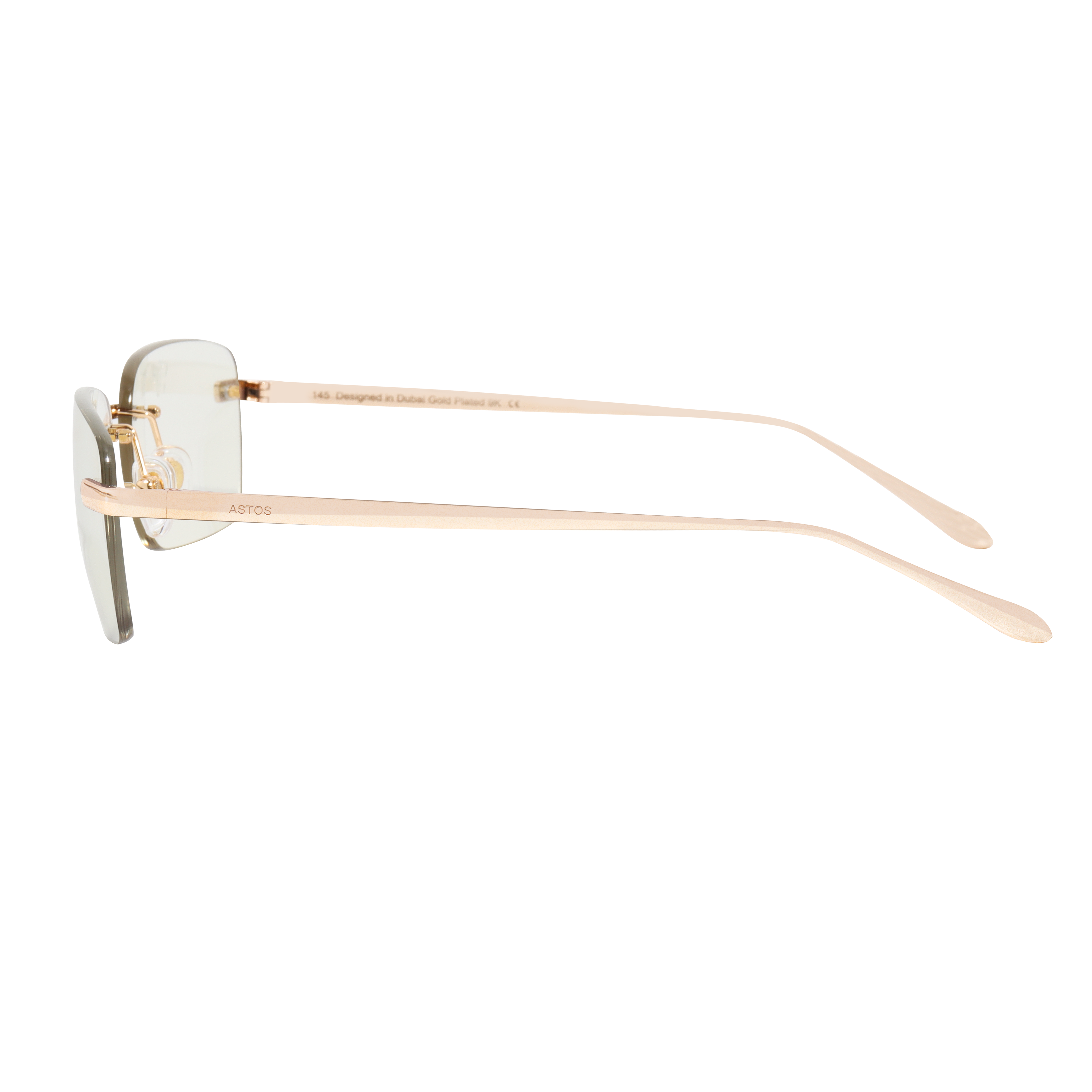 Women's Eyewear Transparent | 9K Gold plated