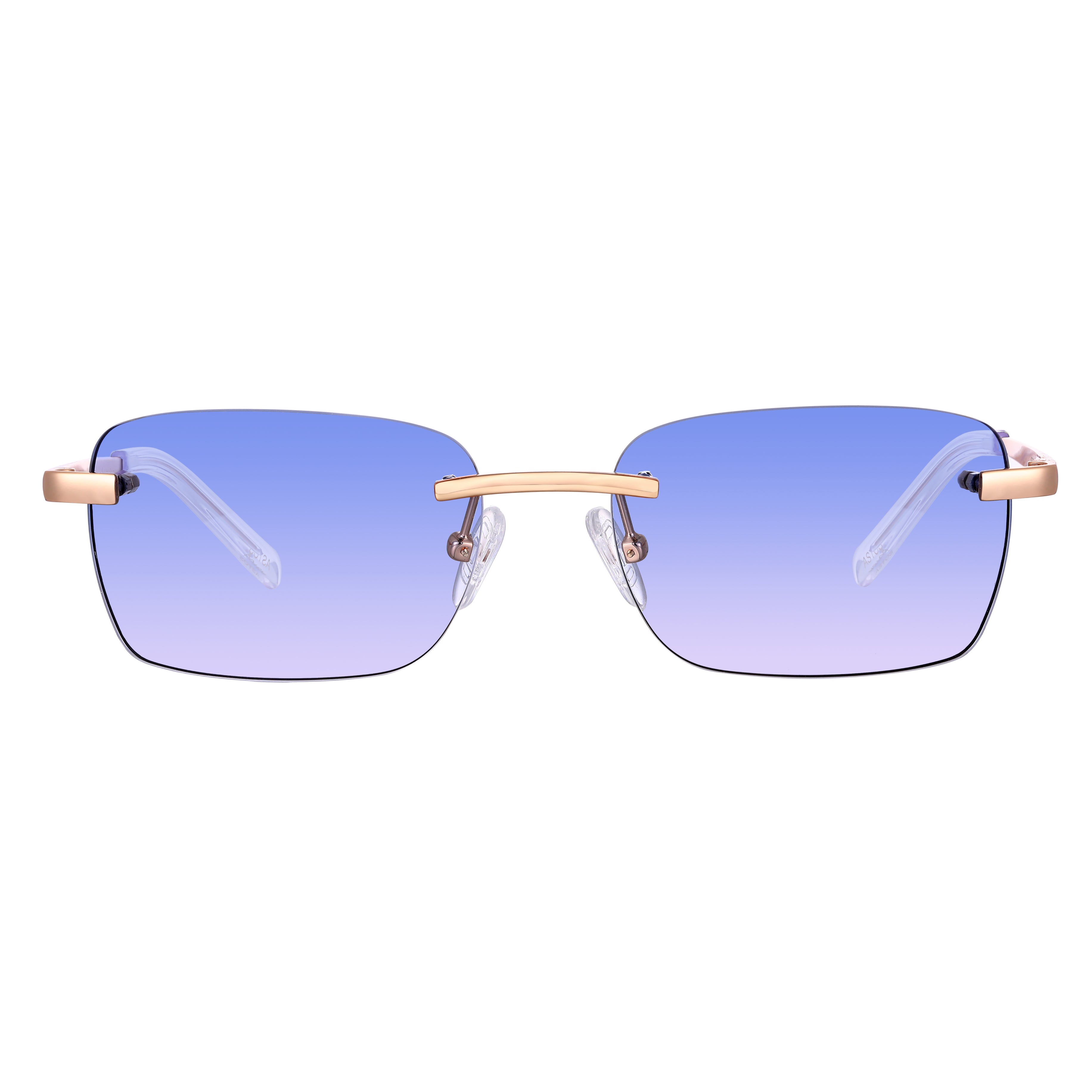 Women's Eyewear Blue gradient | 9K Gold plated