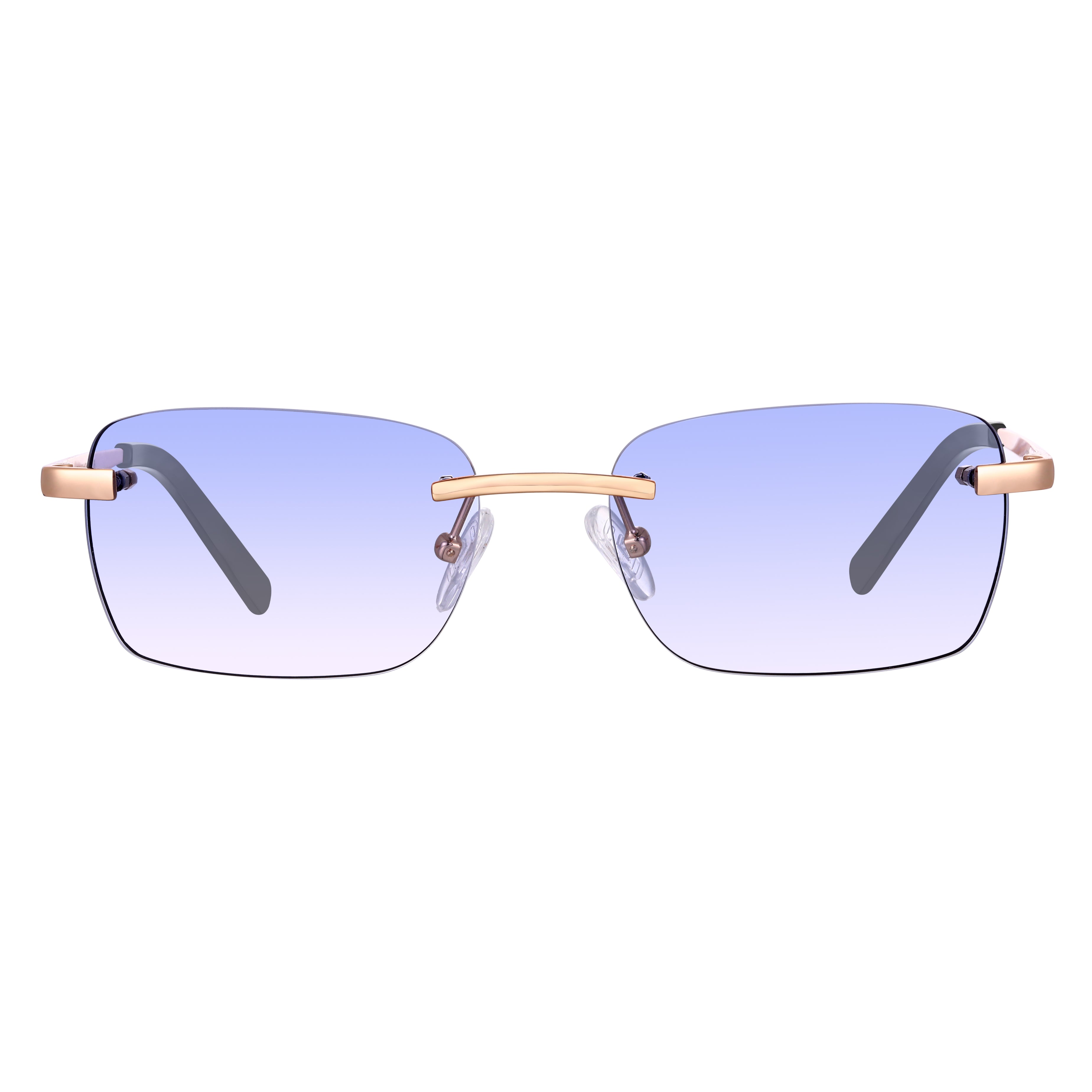 Men's Eyewear Blue gradient | 9K Gold plated