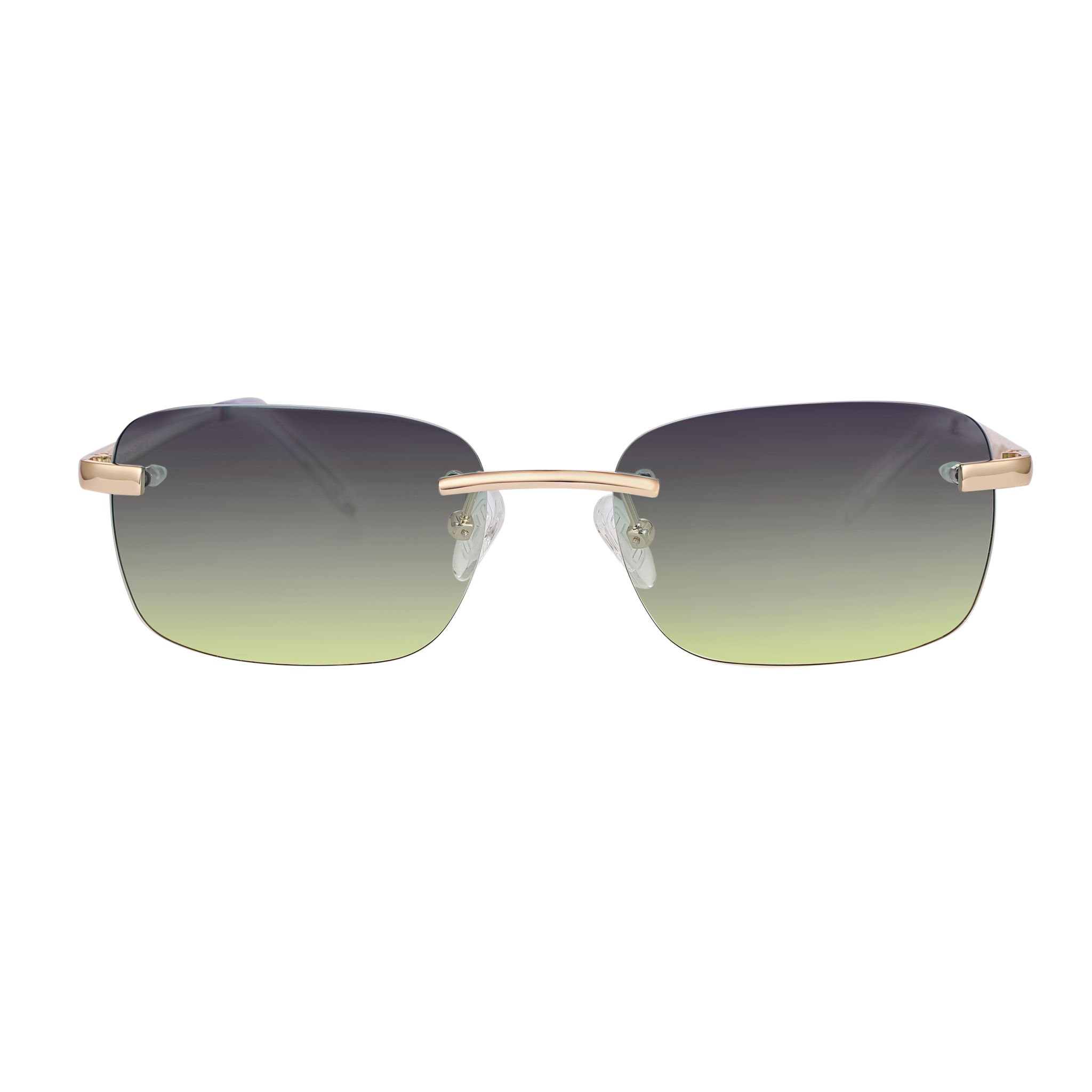 Women's Eyewear Green gradient | 9K Gold plated